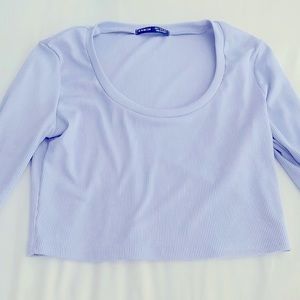 SHEIN purple long sleeve top